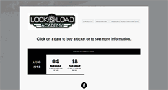 Desktop Screenshot of lockandloadacademy.com